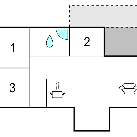 Cozy In Hemmet With Kitchen * Falen
